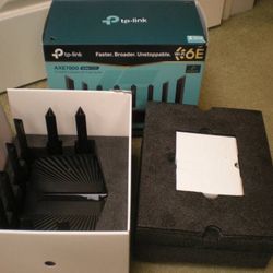 TP-Link Archer AXE7(contact info removed) Mbps 3-Ports Wireless Router