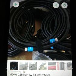 2 HDMI Cables 25ft Each 