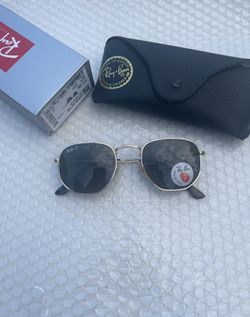 Polarized Lenses Rayban Hexagon 3548 Unisex Sunglasses Brand New