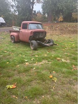1956 Ford cab and bed on 1977 Ford three-quarter ton frame and some parts