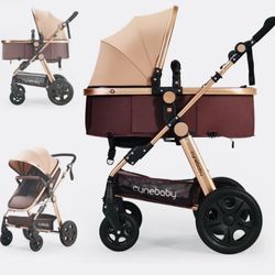 Rose Gold Infant Baby Stroller for Newborn 