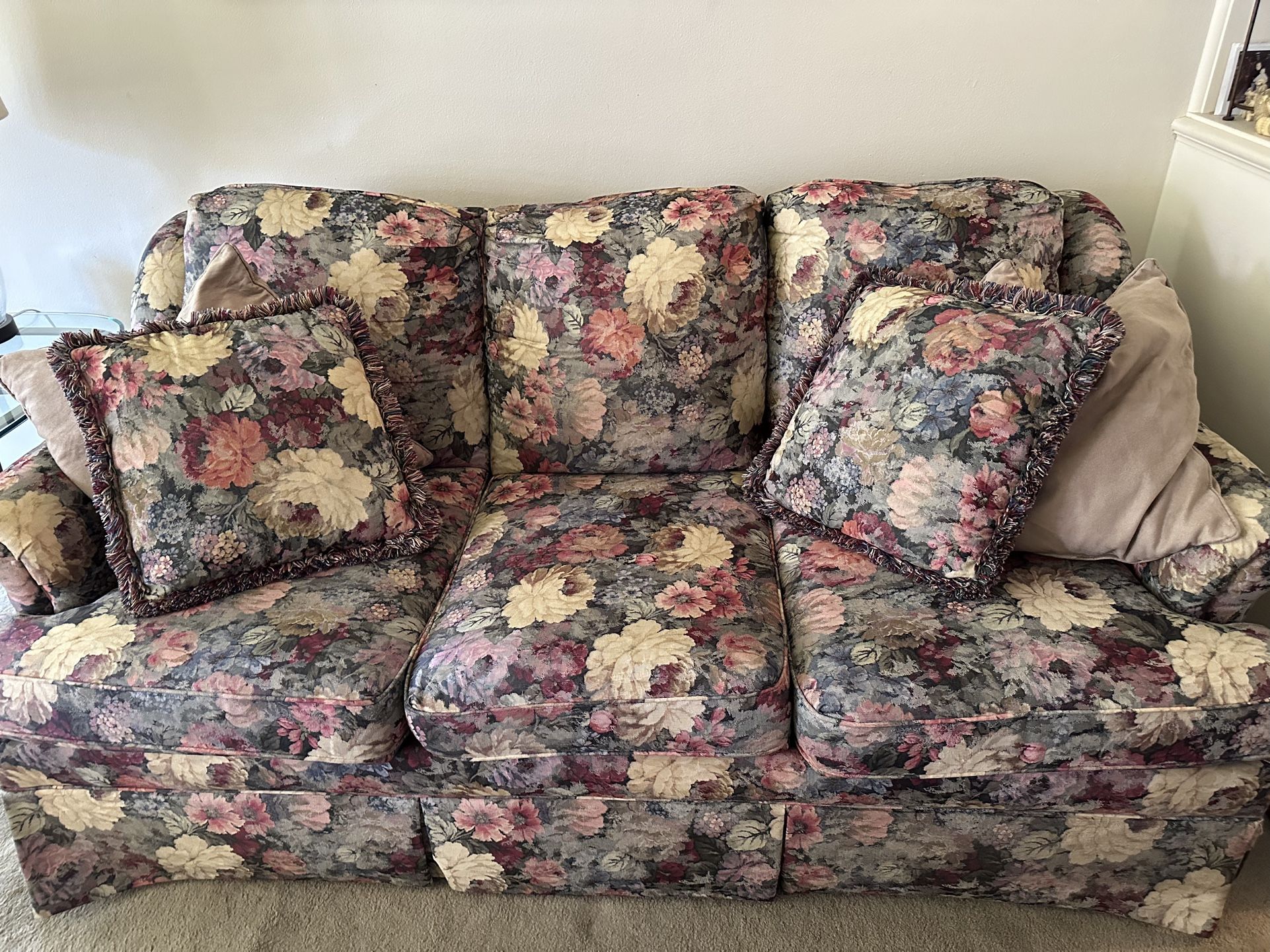 Floral Sleeper Sofa