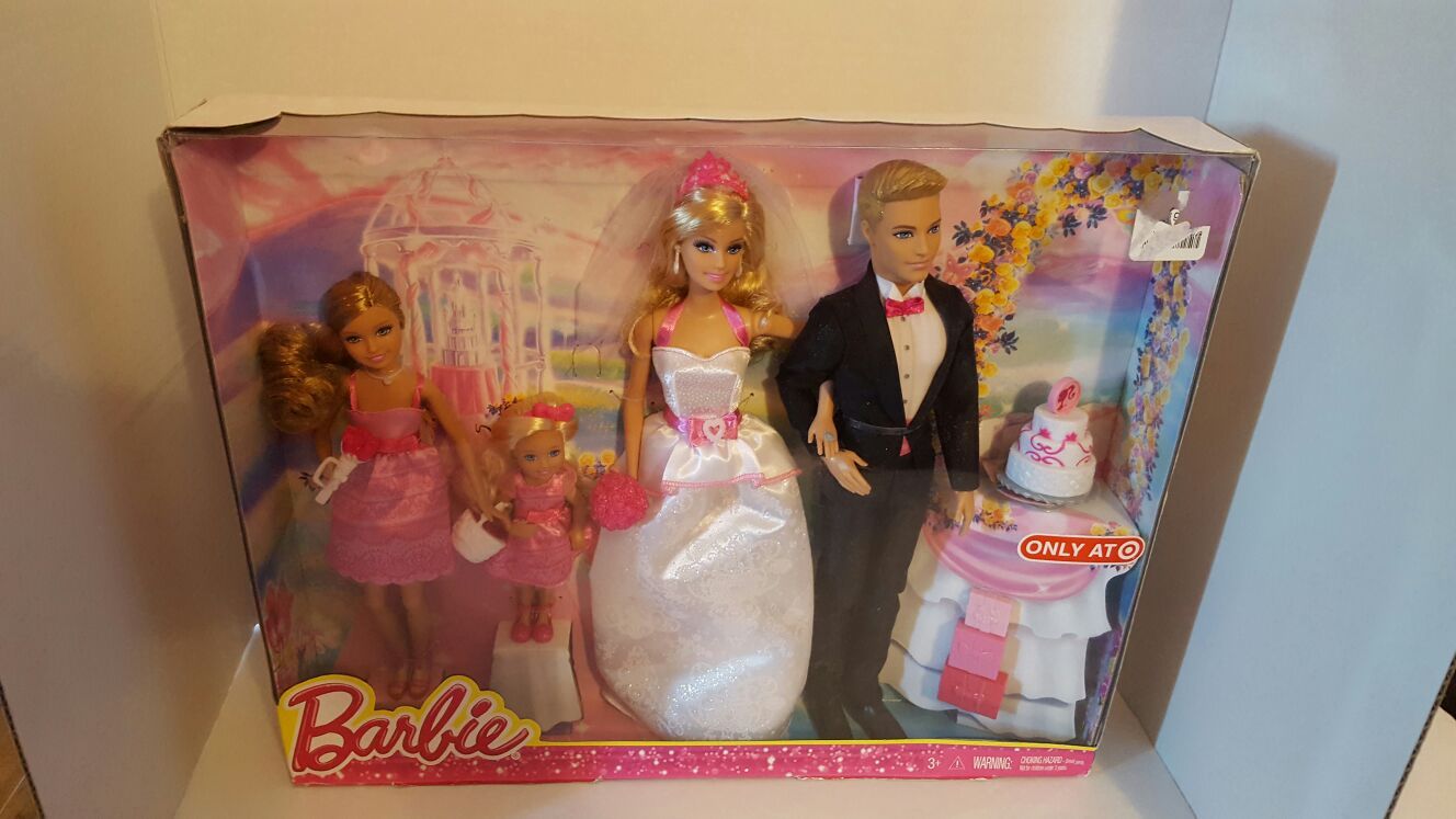 Target exclusive barbie bridal set
