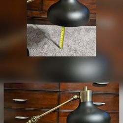 Black and Brass Desk Lamp