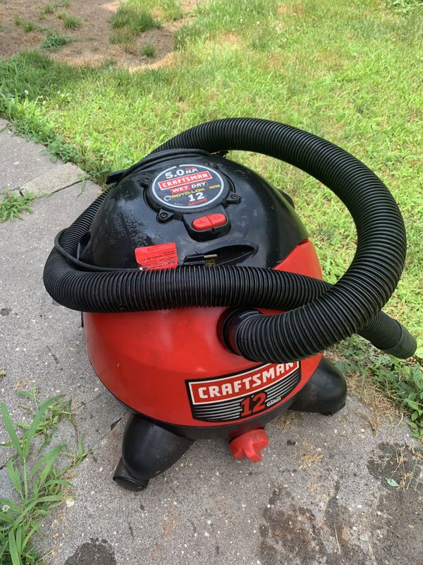 Craftsman 5 HP Wet/Dry RotoLok Hose 12 Gallon Shop Vac for Sale in