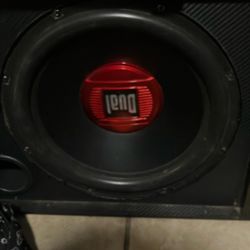 Dual Brand Subwoofer 12”  Works Really Good Message For Videos