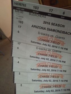 Dbacks vs. Giants. Saturday July 2, Goldschmidt bobblehead