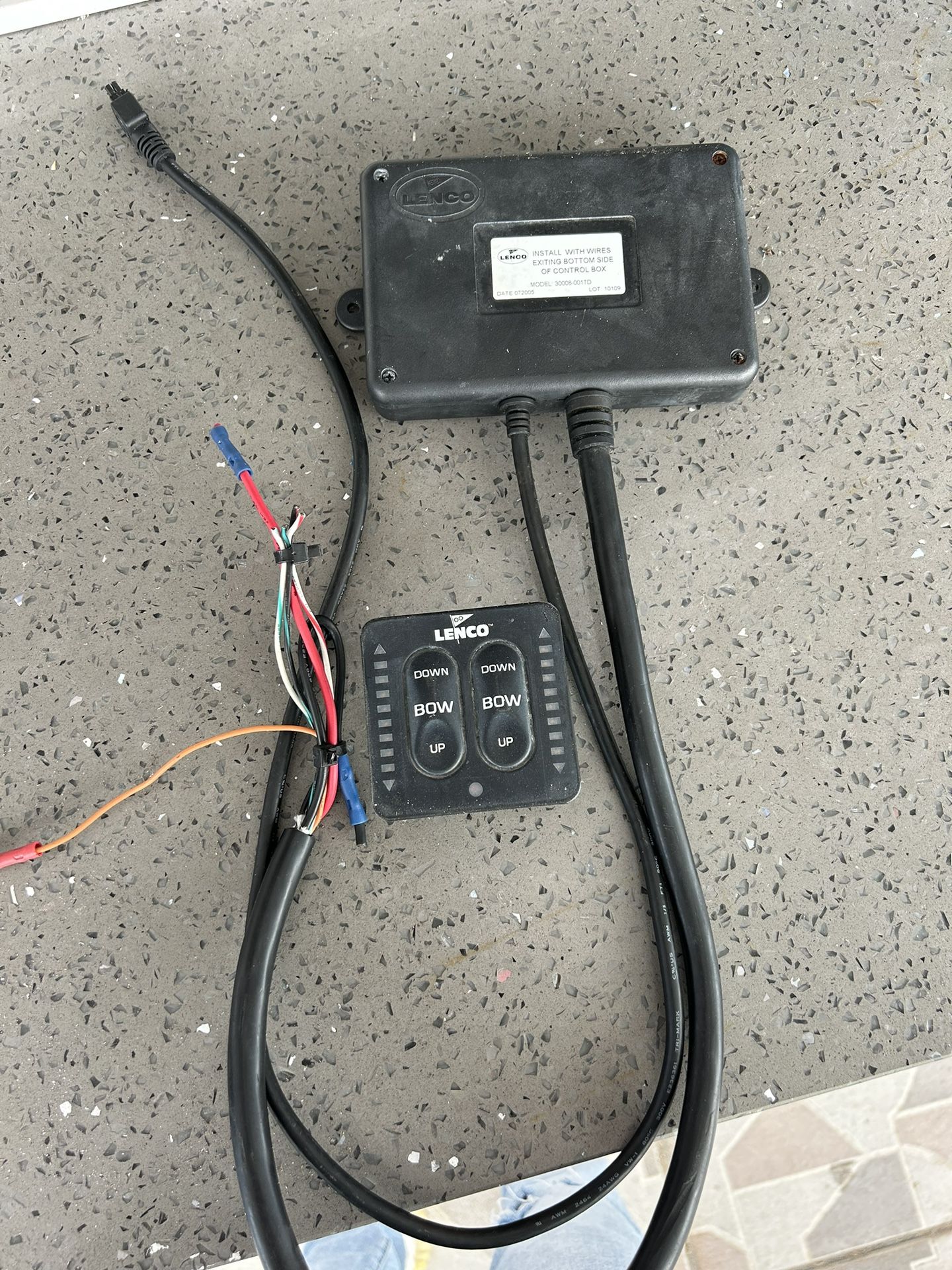 Lenco Trim Tabs Switch