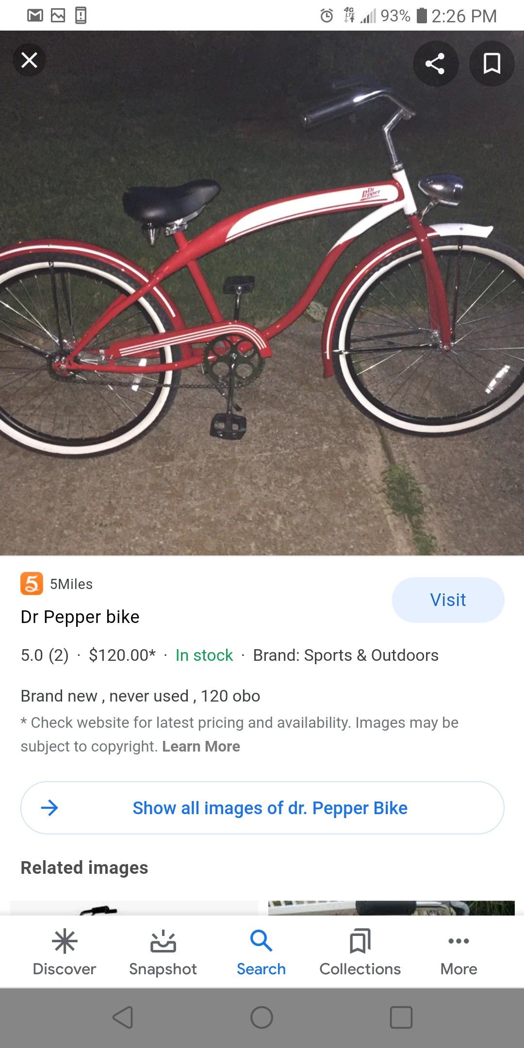 Dr pepper bike