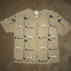 Christopher & Banks Ladies Golf Sweater top size S