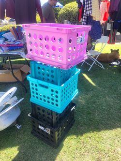 Plastic crates