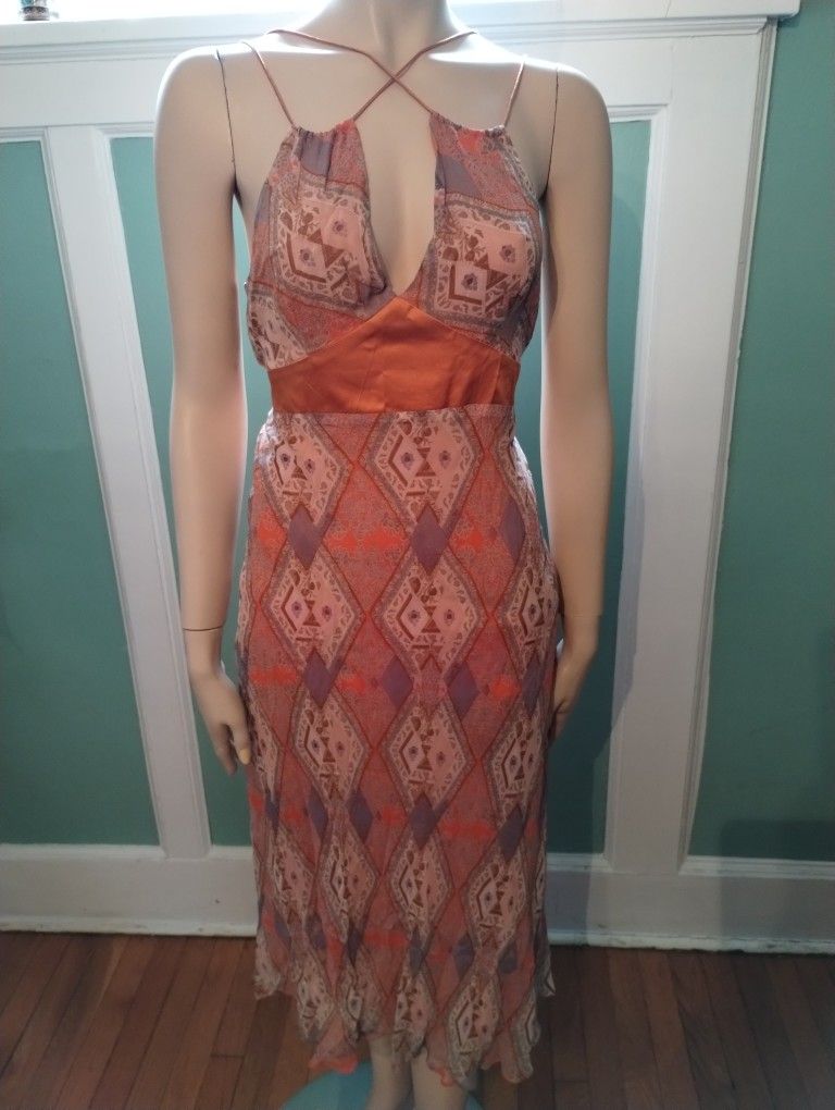 Arden B Silk Stunning Summer Dress Size Medium