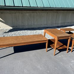 Mersman set: MCM Coffee Table & Side Tables
