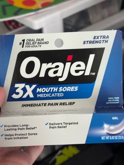 Oral cold sore gel