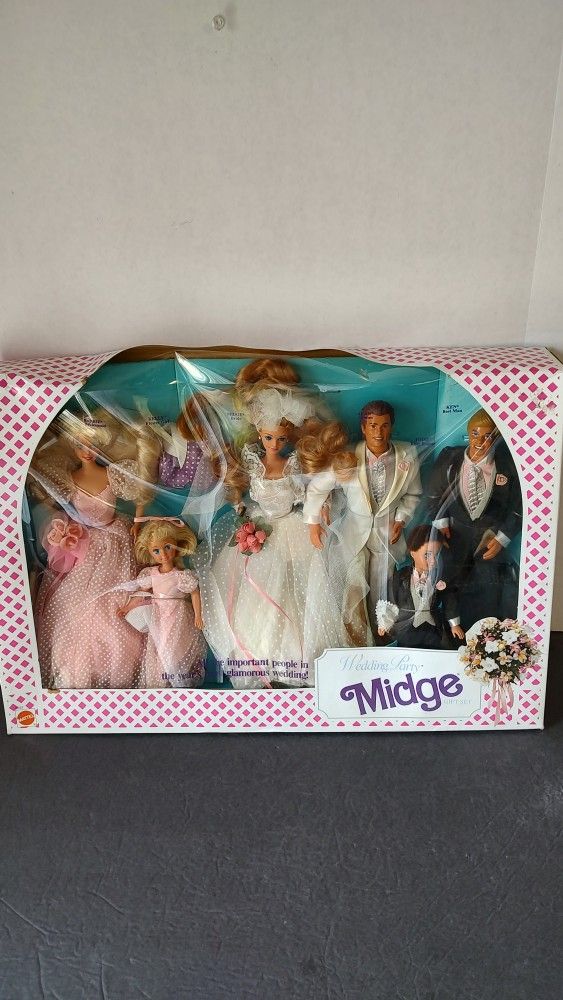 VINTAGE BARBIE DOLL WEDDING PARTY SET