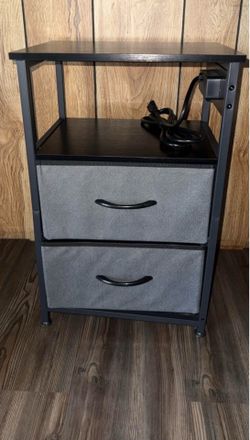 Night stand with charging station