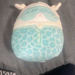 Squishmallow Cow “Do Not Disturb” Sleep Mask Plush 🐮💤