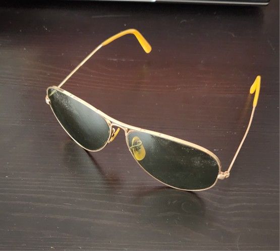 Vintage Ray Ban Aviator Sun Glasses Anti Glare - Main Image
