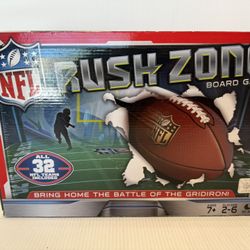 NFL Rush Zone Board Game Ages 7+ Players 2-6 32 NFL Football