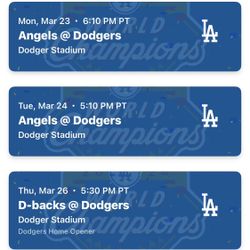 Dodger Game Tickets 
