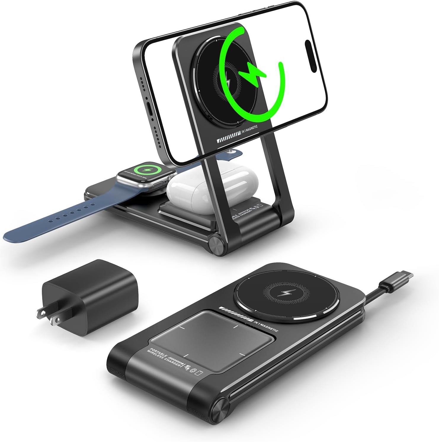 3 in 1 Magnetic Wireless Charger
