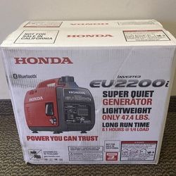 Honda-EU2200i-Super-Quiet Gas-Powered-Inverter-Generator-EU2200i-AN-BRAND NEW