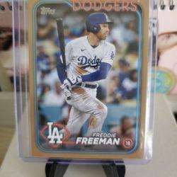 Dodgers Freddie Freeman Parallel Card