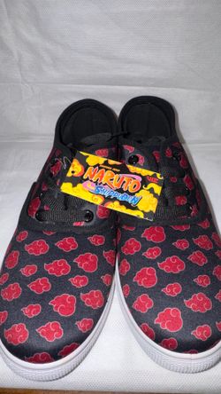 Naruto Shippuden Akatsuki Cloud Lace-Up Sneakers SIZE 9