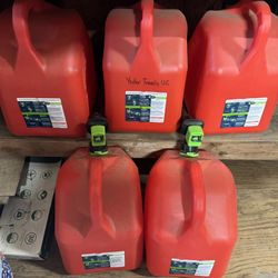 5 - 5gal Gas Cans