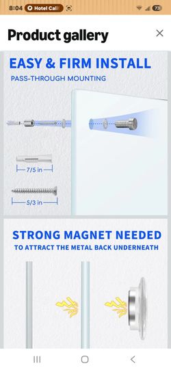Maxtek Magnetic Glass Whiteboard 72 x 48 in, Frameless Glass Board for Wall
Large Glass Dry Erase Board, Strong Magnetic Surface, Includes Markers, Ma