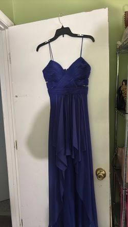 Navy Blue Evening Gown