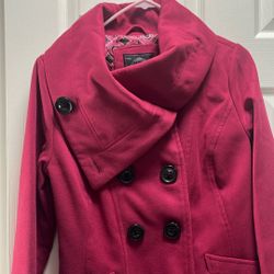 Pink Coat Size Small 