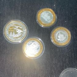.999 Fine Silver Las Vegas Coins 