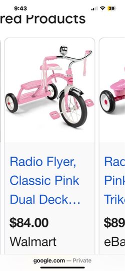Used Pink bike $20