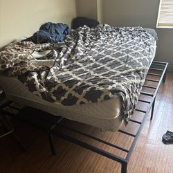 Moving sale! Queen bed/frame / 60” TV & stand + more!