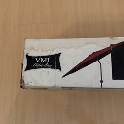 VMI Outdoor Living 9FT Aluminum Market Umbrella. NEW