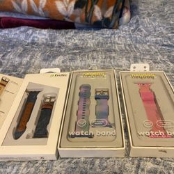 Evutec/ Heyday Apple Watch Band 38mm&40mm Brand New Take All 3 For 10