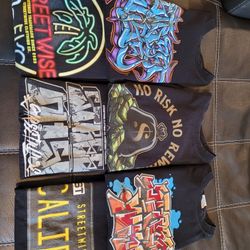 6 Streetwise Tshirts 