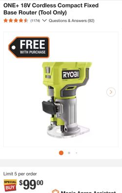 Ryobi Router (brand New)