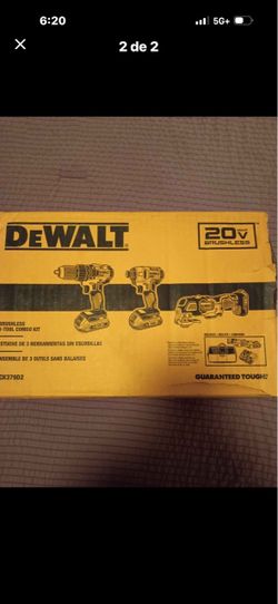 DEWALT 20V Brushless 3-Tool Combo Kit
