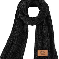 Brand new Scarf for Women Winter - Chunky Scarf Oversized Chenille,Soft Long Scarves for Cold Weather,Gifts for Women