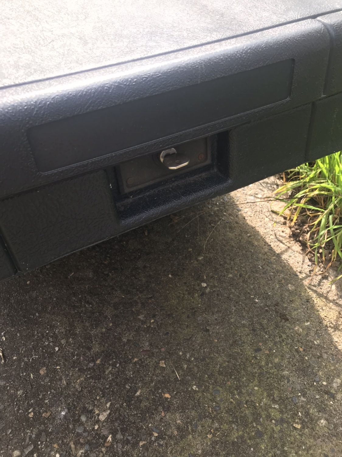 Black Pickup Tool Box