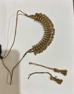 Gorgeous Gold Indian Jewelry Set