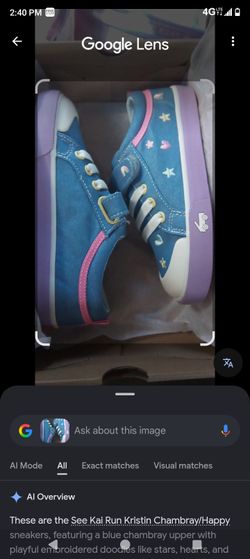 See Kai Run Kids Sneakers Blue Chambray