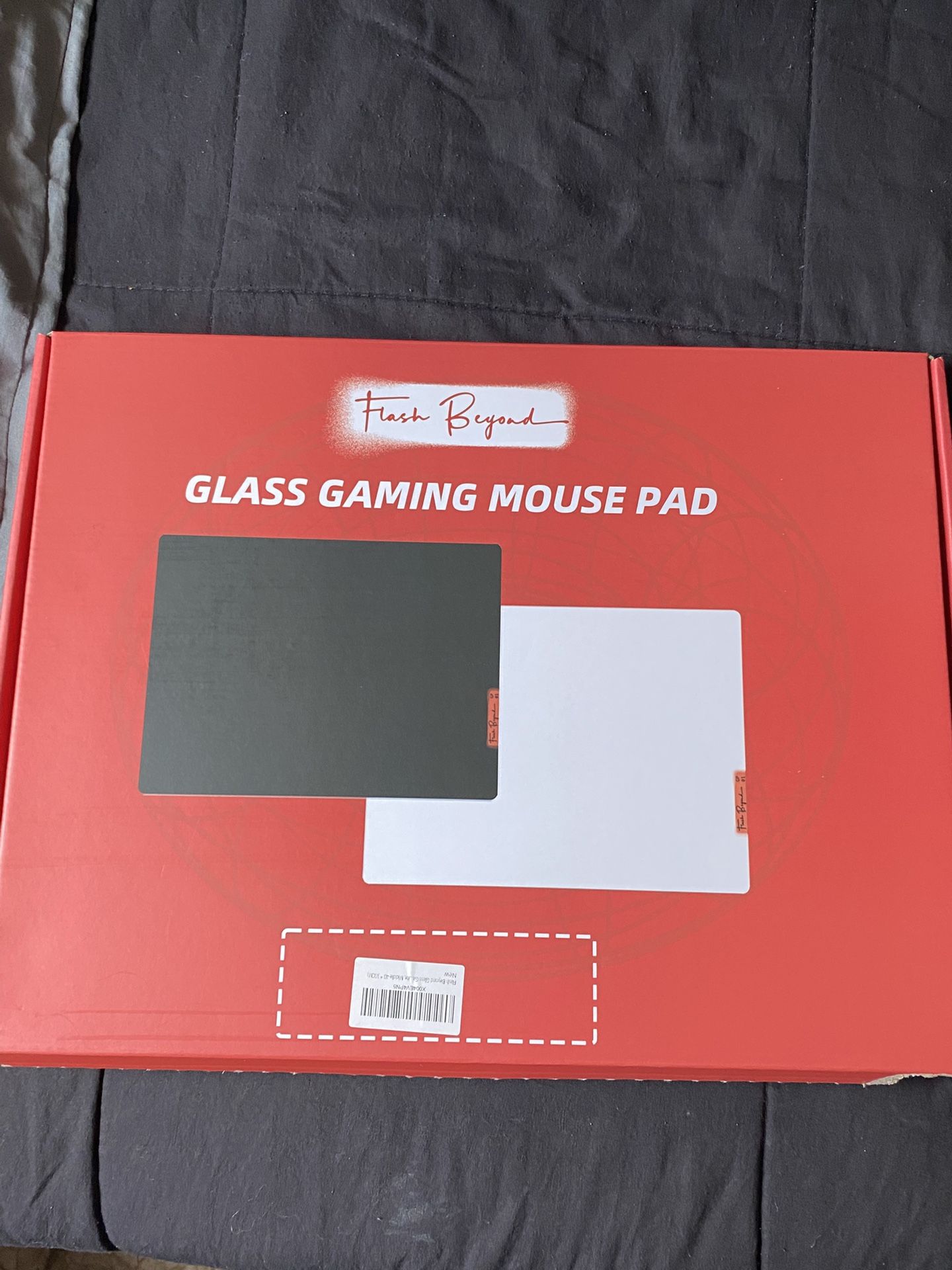 Flash beyond gaming glass mouse pad