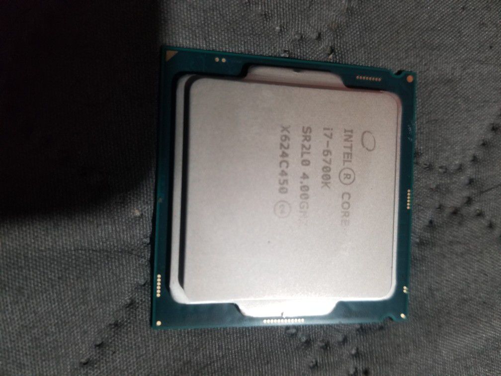 Intel i7 6700k 4ghz