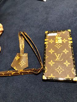 Louis Vuitton iPhone case 7/8 Plus W/ Neck strap for Sale in