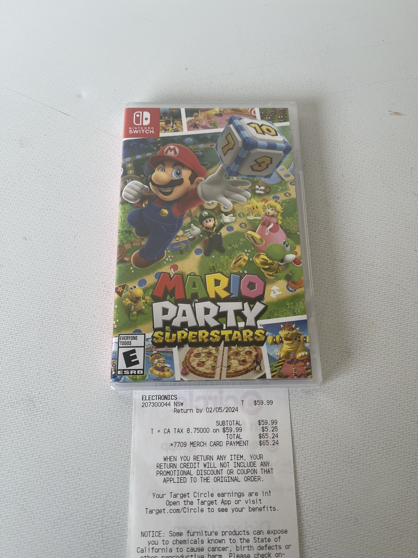 Mario Party Superstars Nintendo Switch Game Brand New