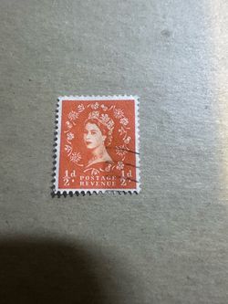 Queen Elizabeth II GB ½d Postage Stamp