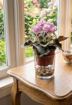 Indoor blooming African violet…. Free delivery in Glendale and nearby